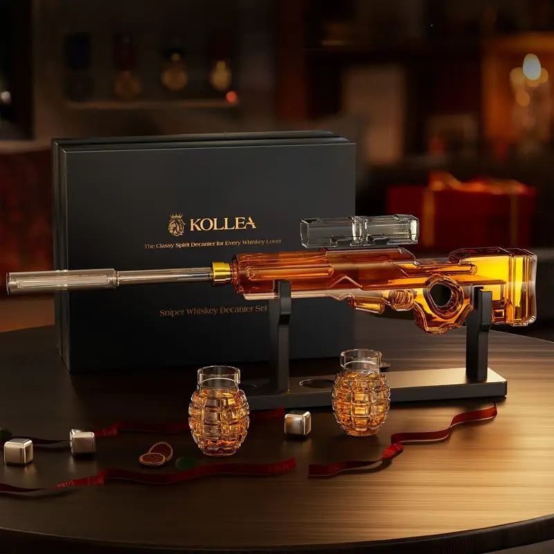 Sniper Whiskey Decanter Set
