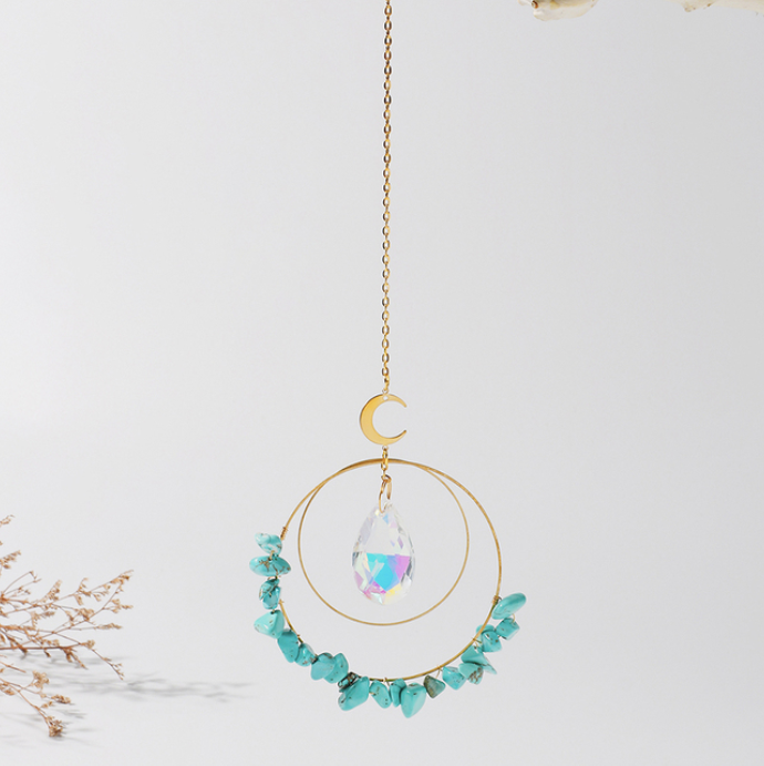 Crystal Moon-Suncatcher