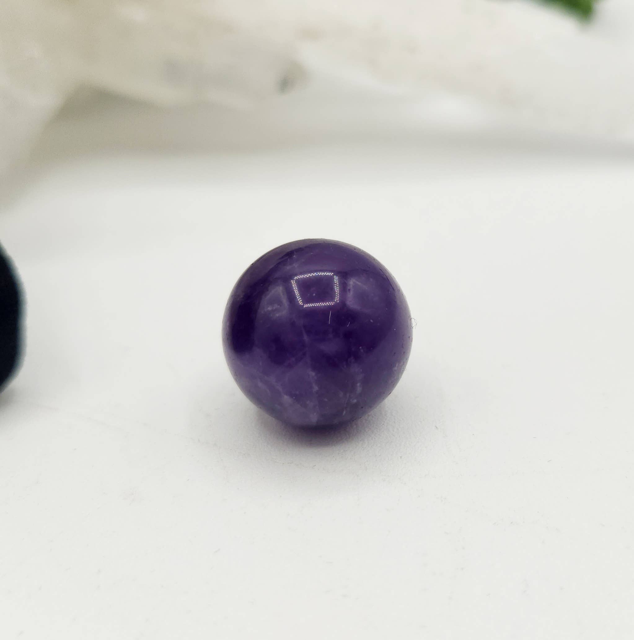 Amethyst 7 piece Platonic Geometry Set with Velvet Bag