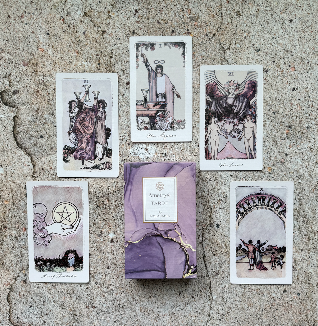 Amethyst Tarot Cards- Based on Rider Waite Tarot  