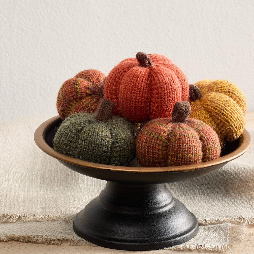 Orange Knitted Pumpkin