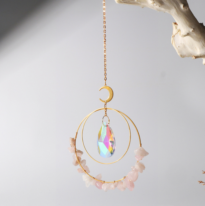 Crystal Moon-Suncatcher