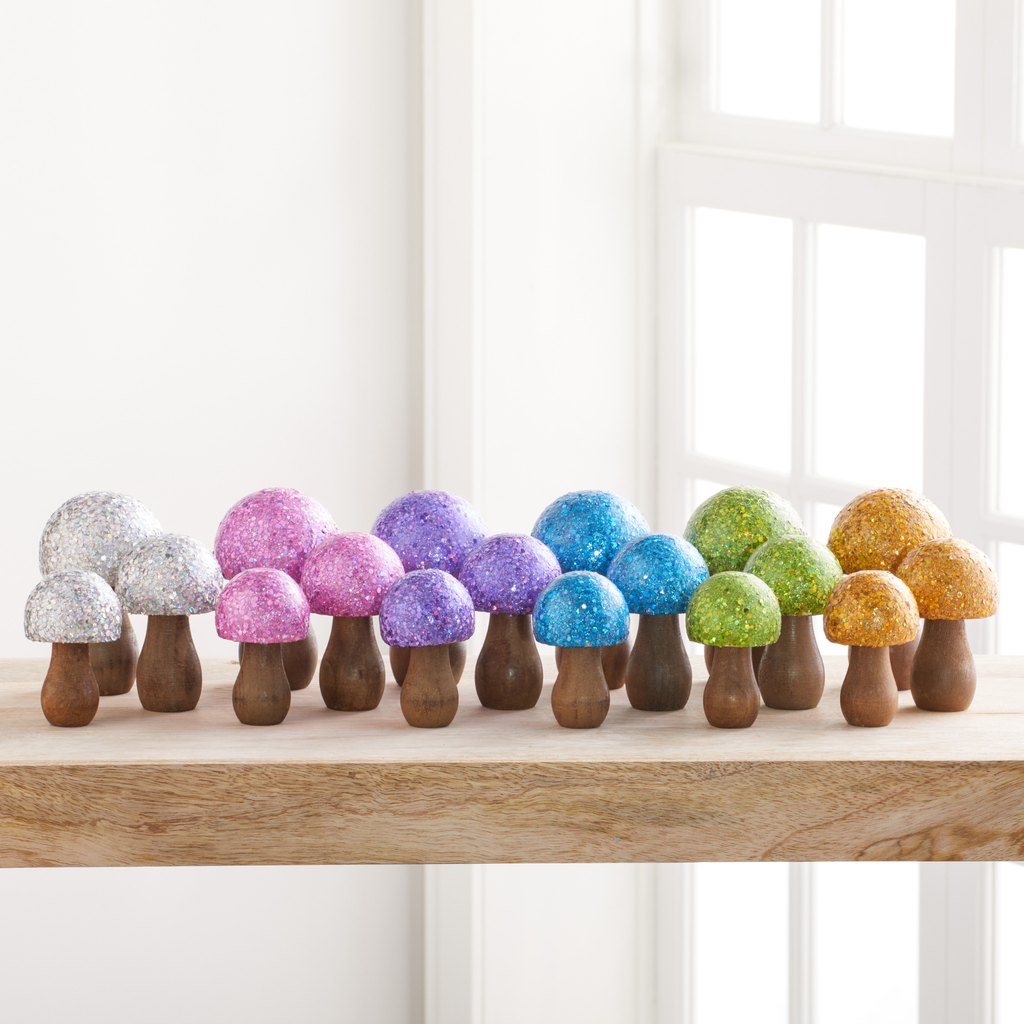 Glitter Mushroom Set