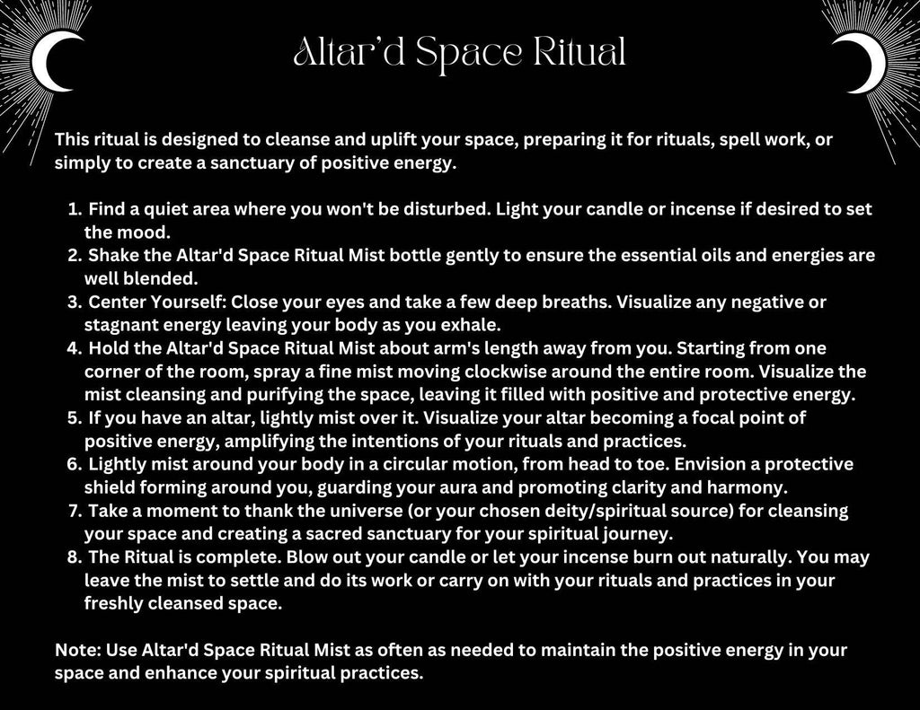 Altar’d Space Ritual Room Spray